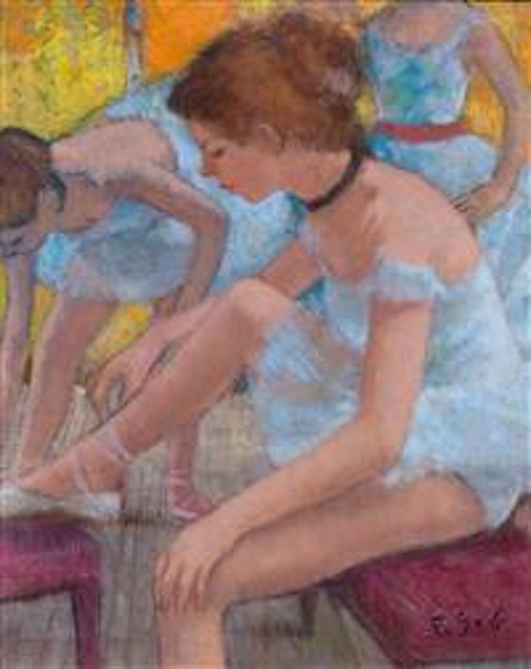 Danseuses En Coulisses by François Gall
