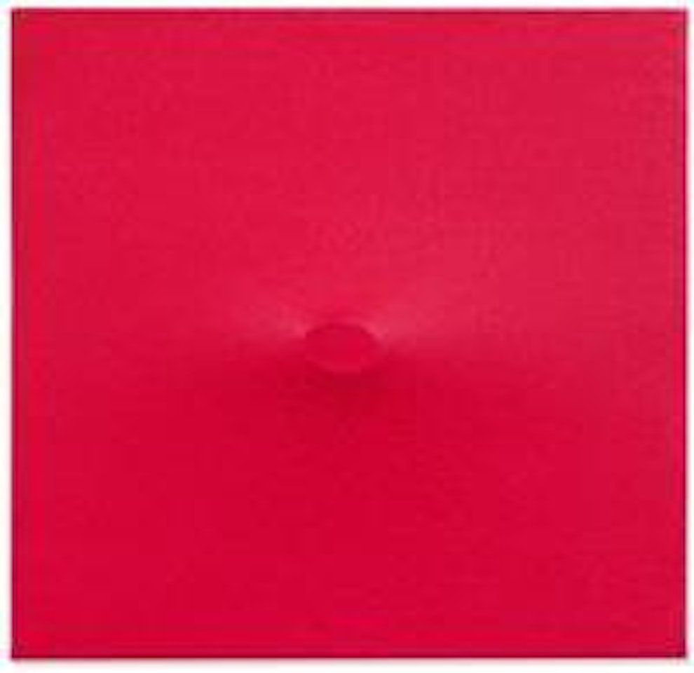 Un Ovale Rosso by Turi Simeti