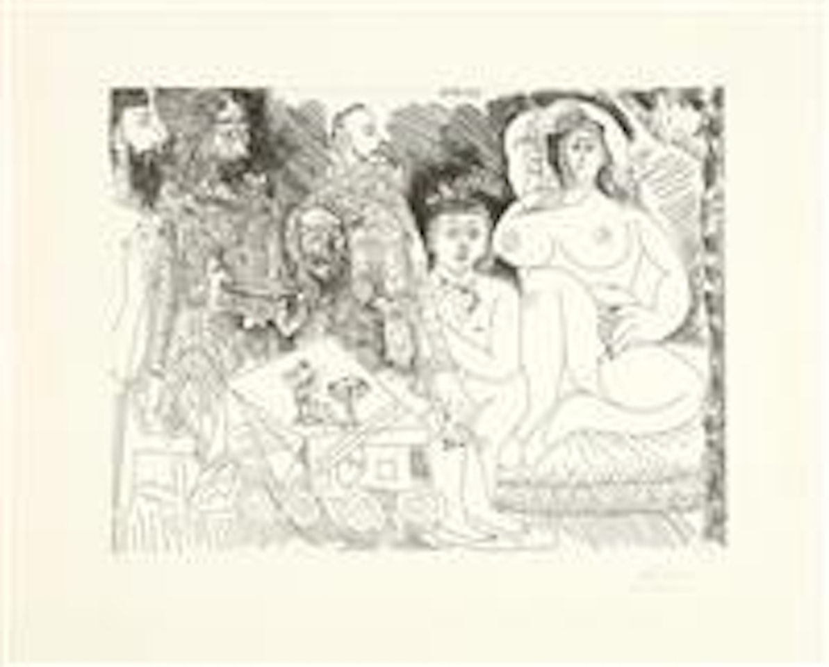 Autour De La CÃ©lestine: Collation Au Jardin, Avec Jeune Bacchus Gras by Pablo Picasso