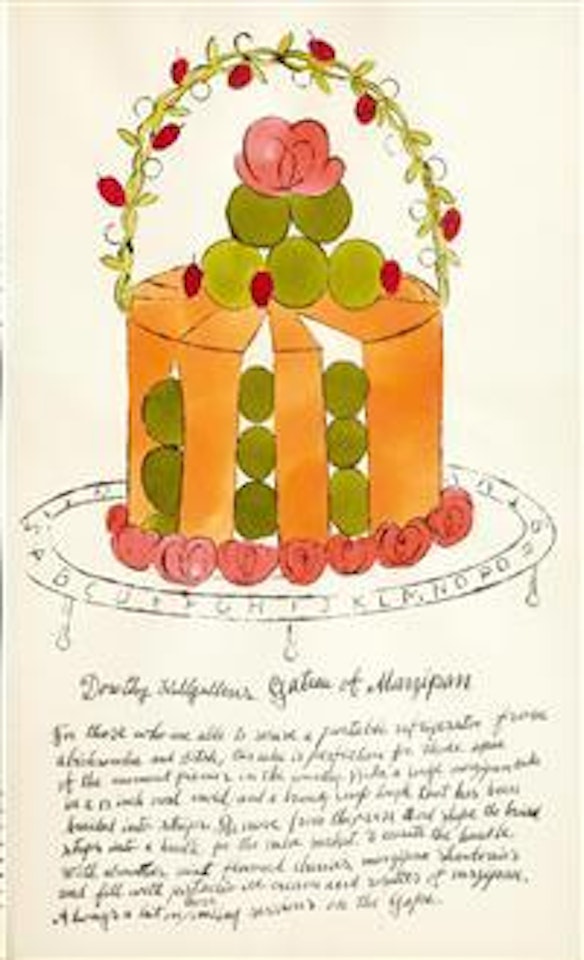 Dorothy Killgallens Gateau of Marzipan by Andy Warhol