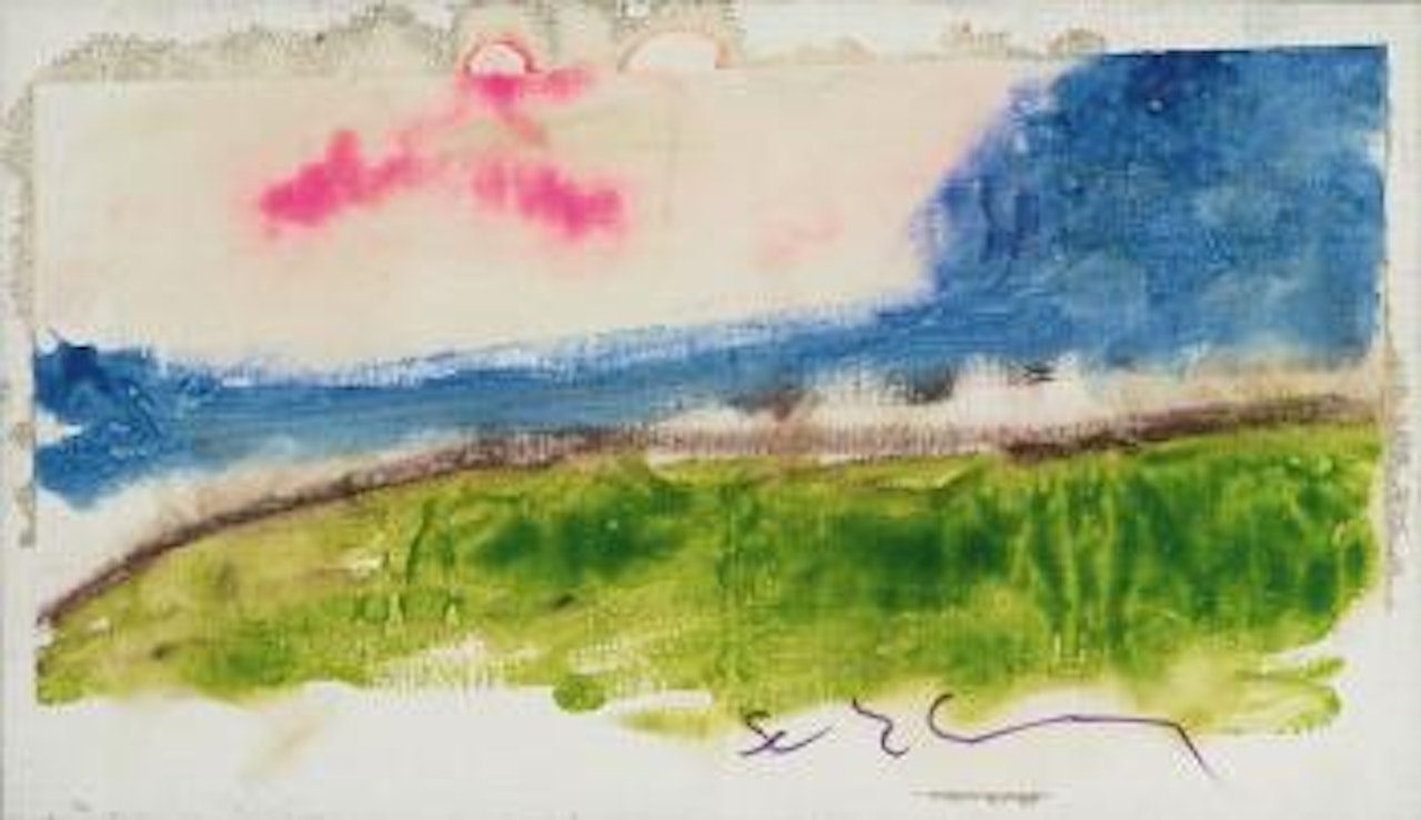 Paesaggio anemico by Mario Schifano