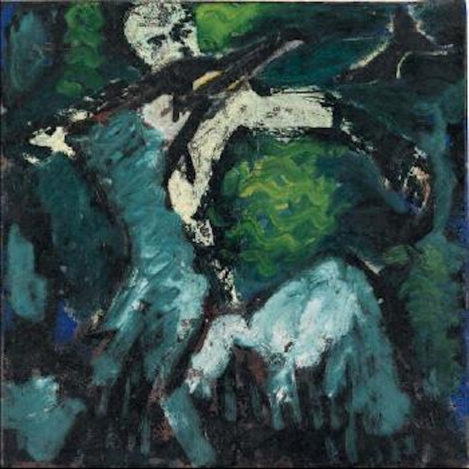 Ohne Titel (weiße Figur) by Bernd Koberling
