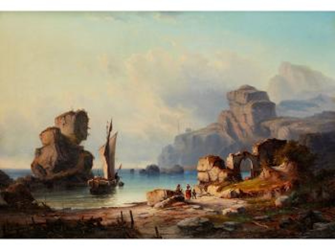 Küstenlandschaft by Alexandre Calame