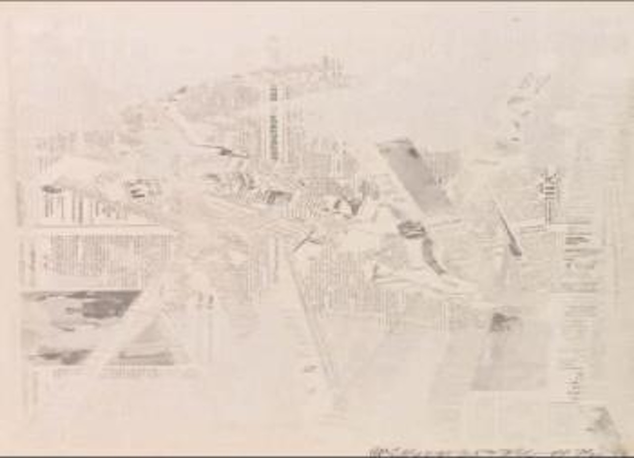 Hommage à Picasso by Robert Rauschenberg