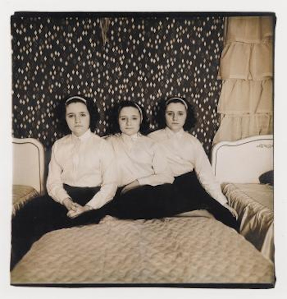 Triplets, New Jersey by Diane Arbus