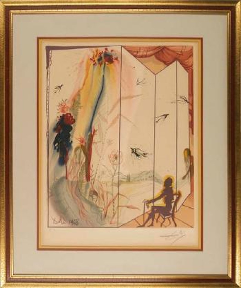 The twins outwit Damis by Salvador Dali