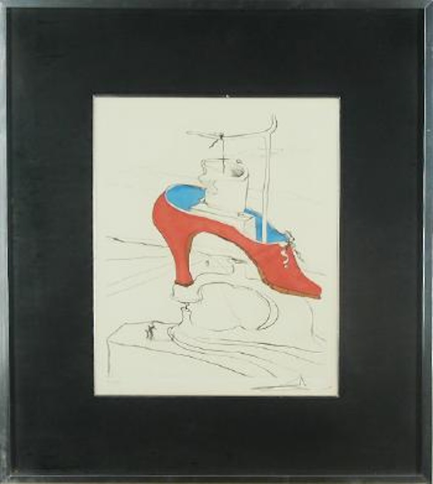 Le malediction vanic from 50 Years of Surrealism (F.74-8E; M.666) by Salvador Dali