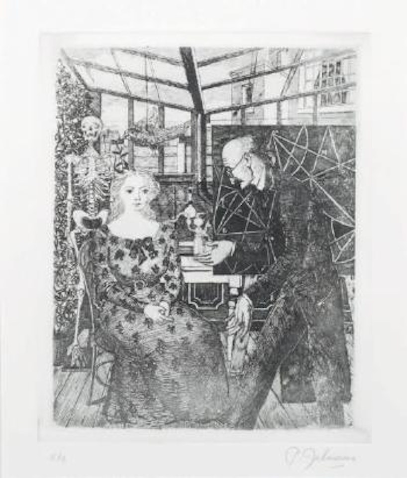 Les Derniers Beaux Jours Le Cabinet d'Anatomie by Paul Delvaux
