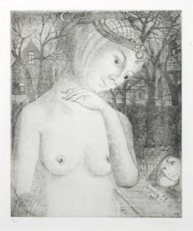Le Diadème by Paul Delvaux