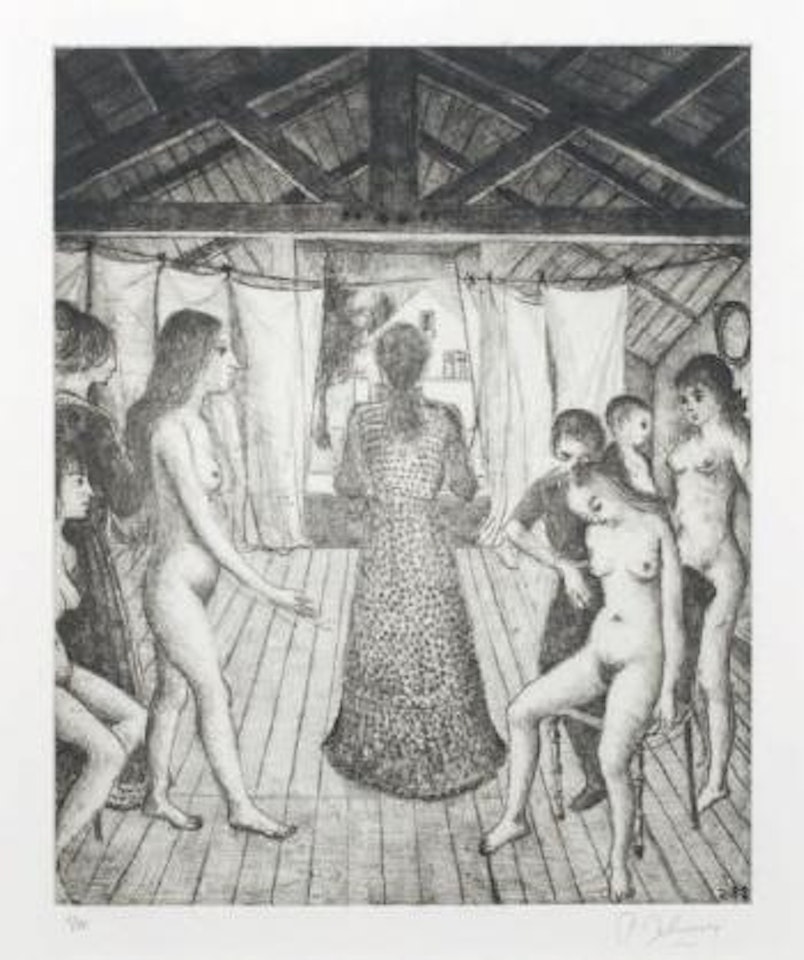 Le Grenier by Paul Delvaux