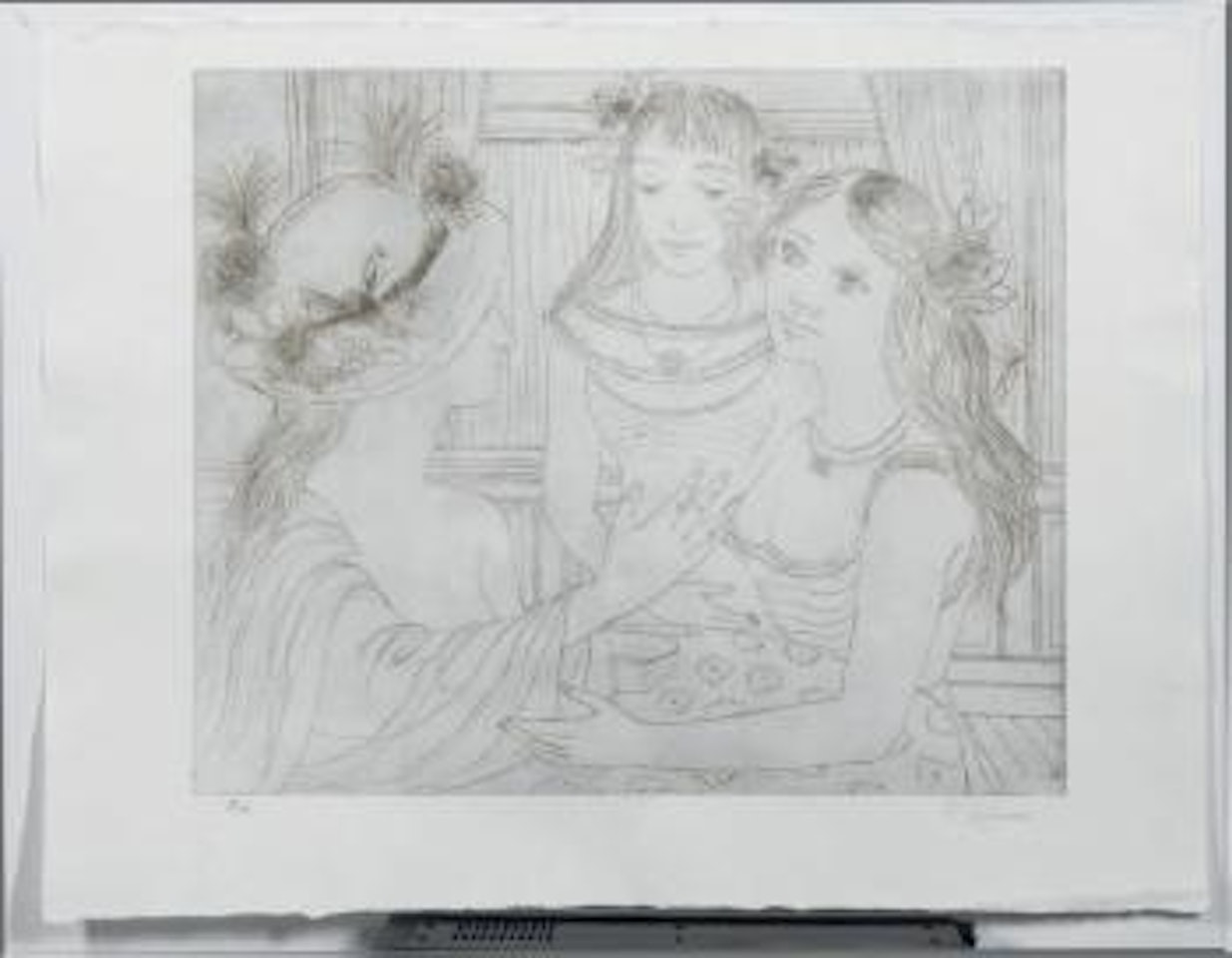La Visiteuse by Paul Delvaux