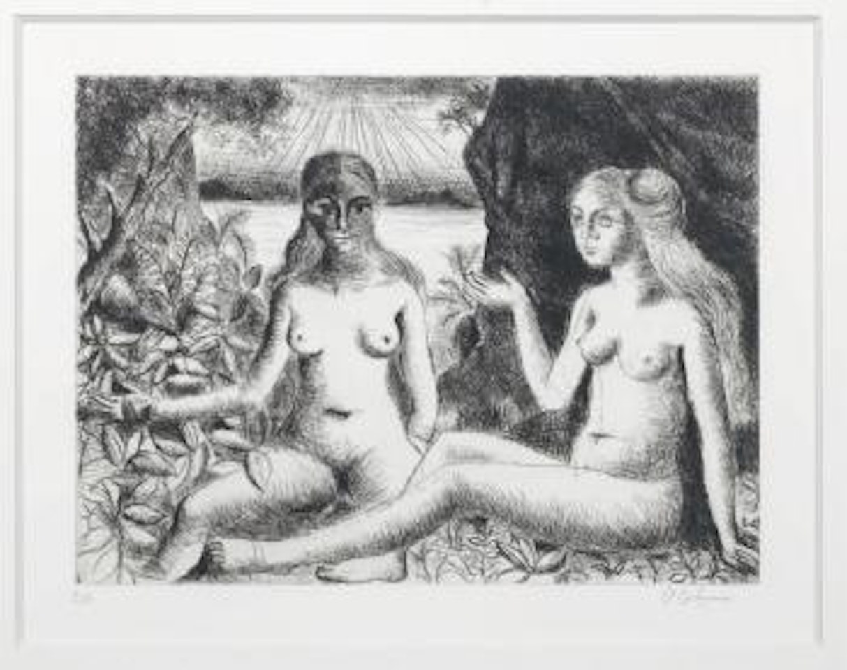 La Dispute by Paul Delvaux