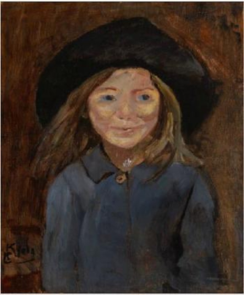 Ung pike by Christian Krohg