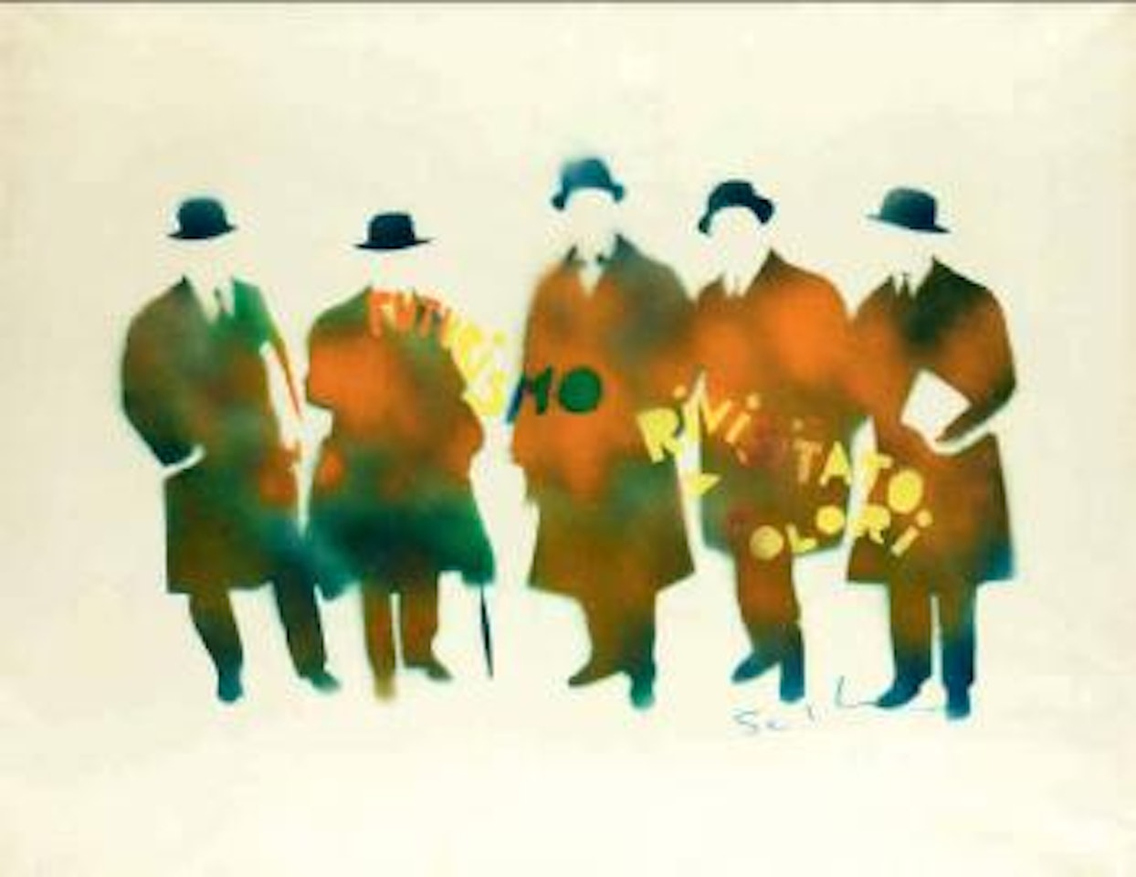 Ohne Titel by Mario Schifano
