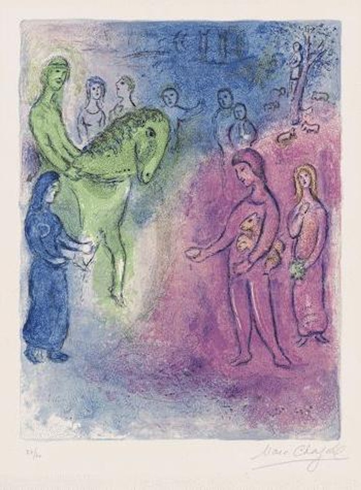 Arrivée de Dionysophane by Marc Chagall