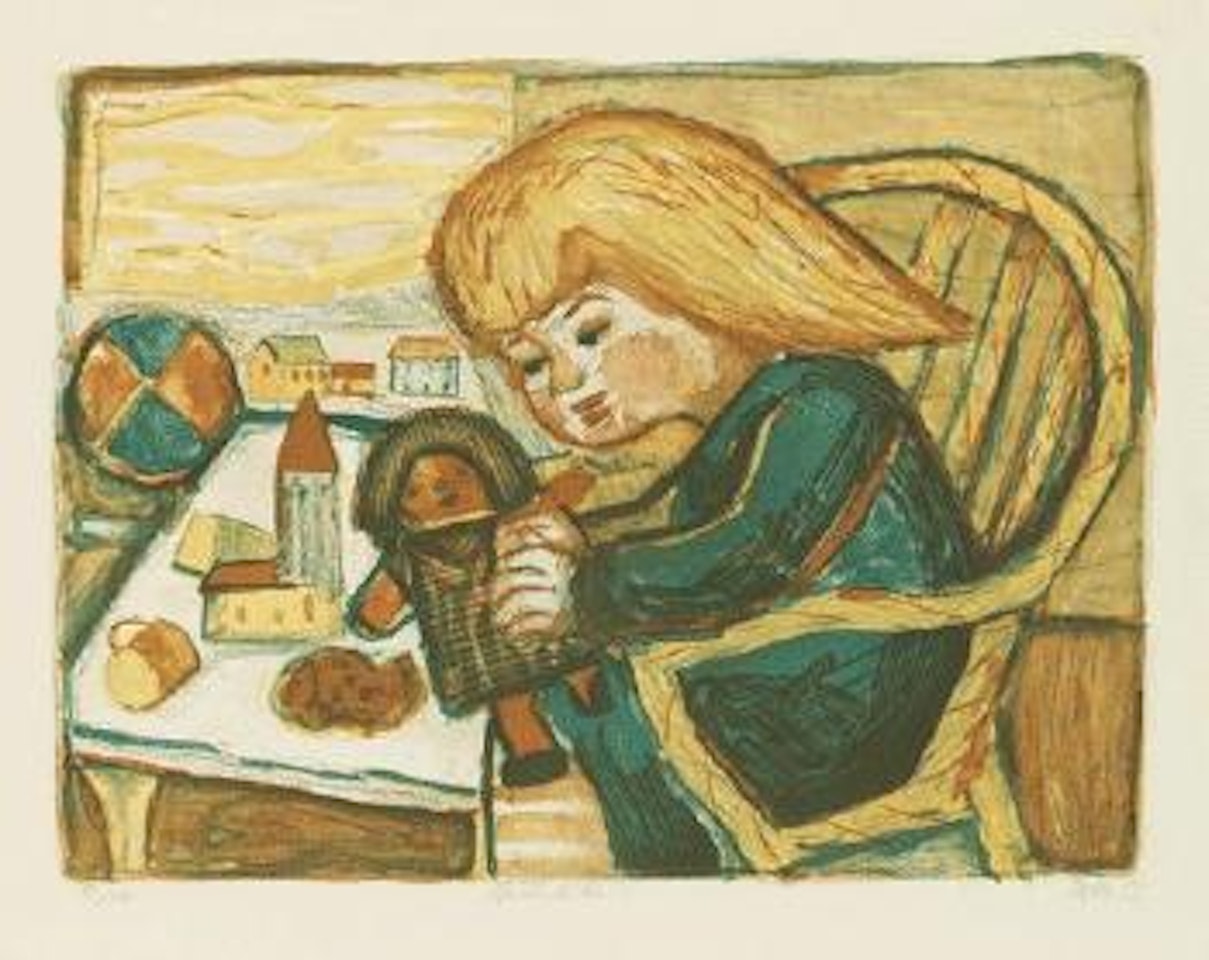 Spielendes Kind by Otto Dix