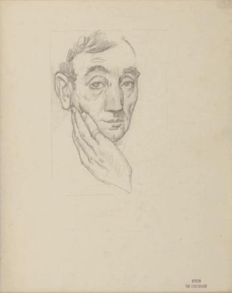 Étude pour autoportrait by Theo van Rysselberghe