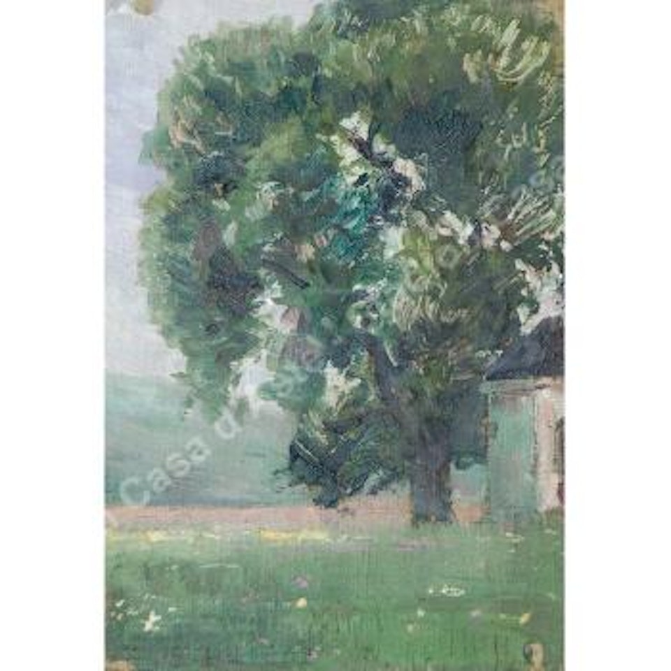 Il grande albero by Egon Schiele