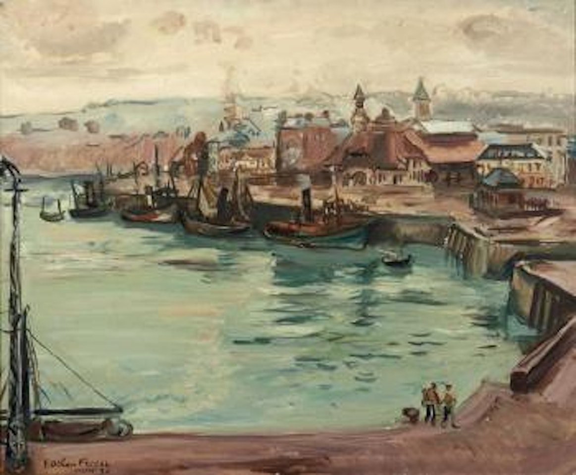 Le port de Dieppe by Othon Friesz