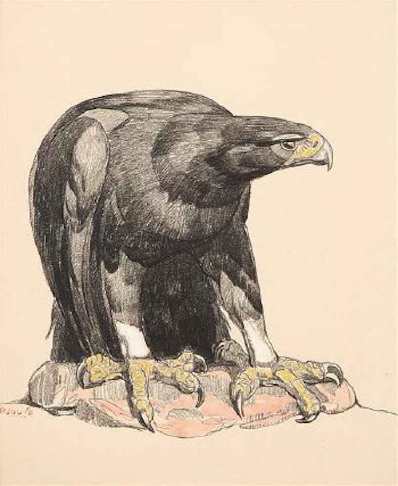 Aigle sur sa proie by Paul Jouve