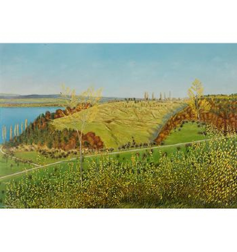 Frühlingslandschaft am Untersee by Adolf Dietrich
