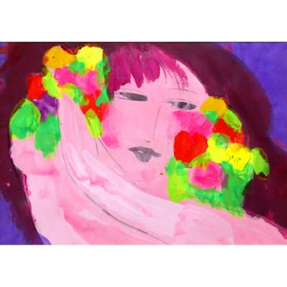 Beauty like peach by Walasse Ting