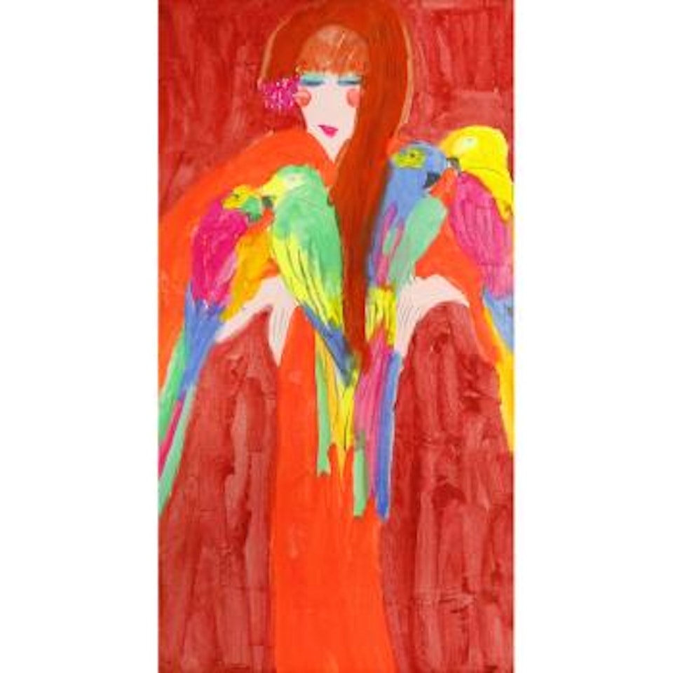 A beauty in passion by Walasse Ting