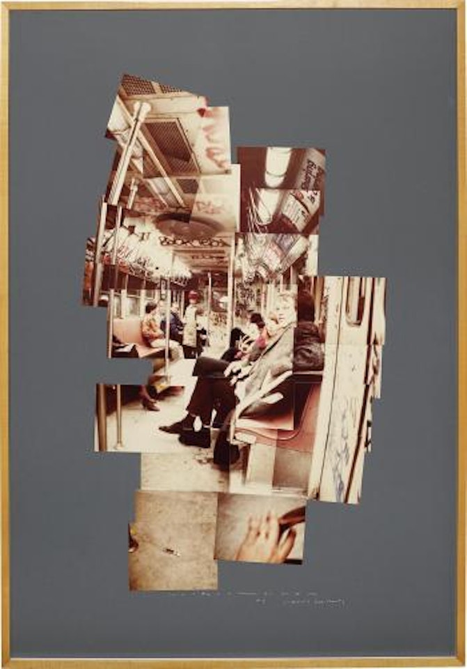 David and Ann on The Subway, N.Y., Nov. 28 1982 by David Hockney
