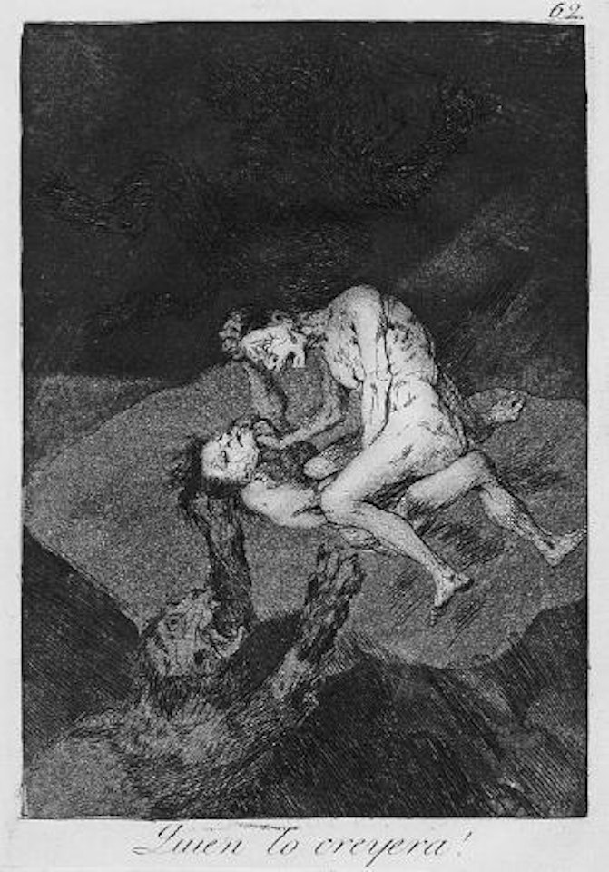 Quien lo creyera! by Francisco José de Goya