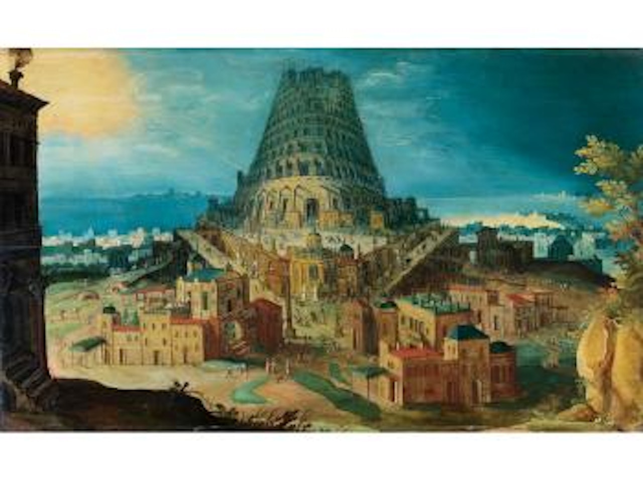 Der Turmbau zu Babel by Hendrick van Cleve