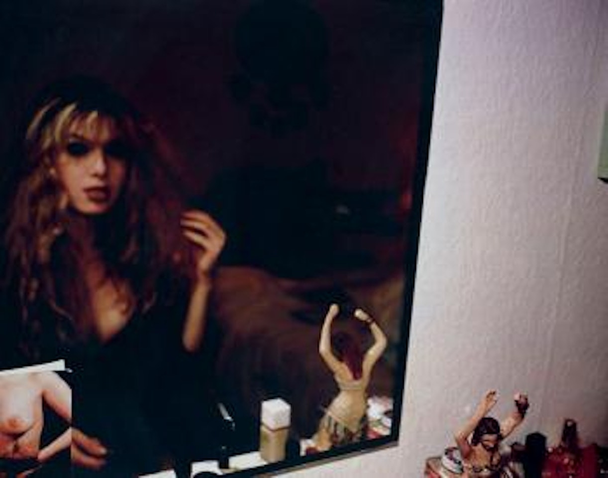Joey in front of my mirror, Berlin by Nan Goldin