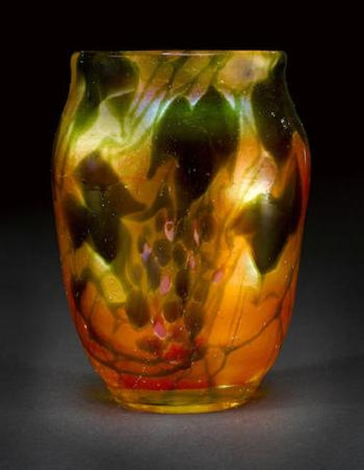 Paperweight Vase with Berries by Tiffany Studios