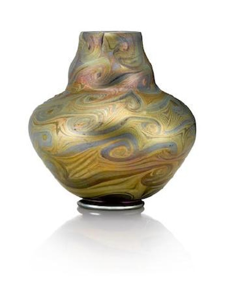 Decorated Vase by Tiffany Studios