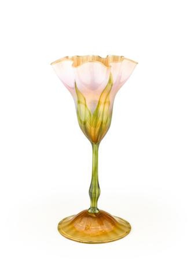 Flower form Vase by Tiffany Studios