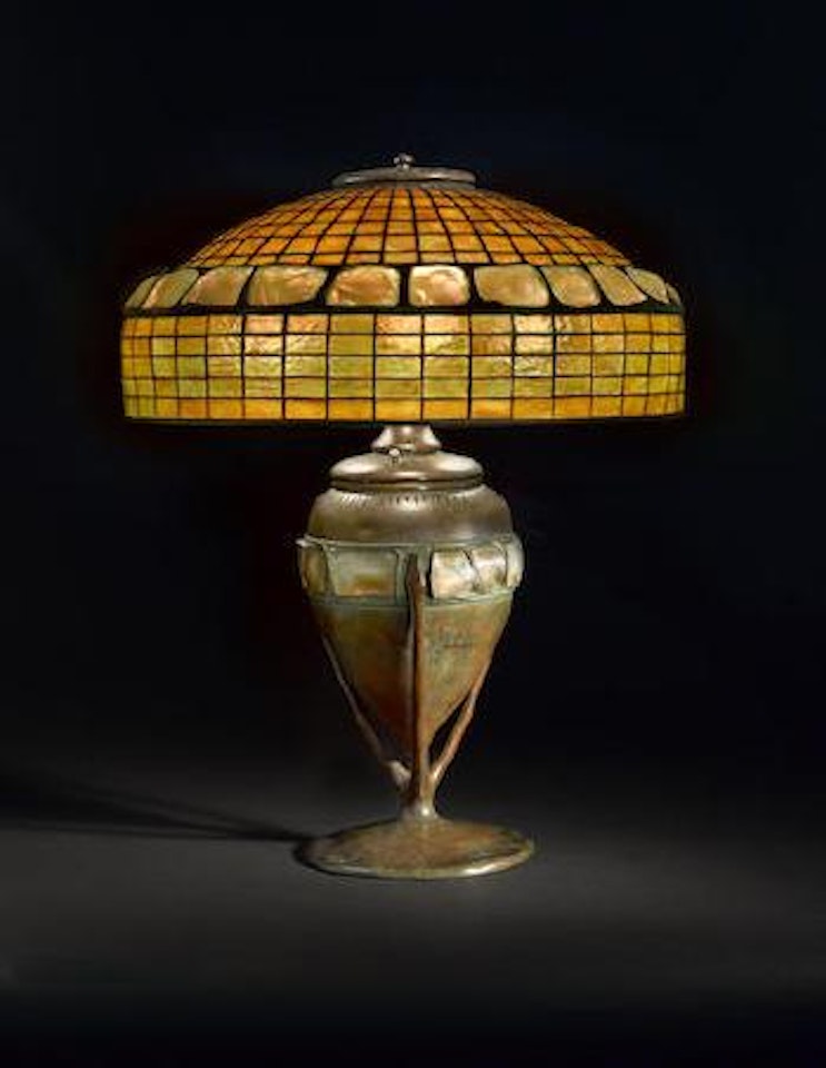 Turtleback Tile Table Lamp by Tiffany Studios
