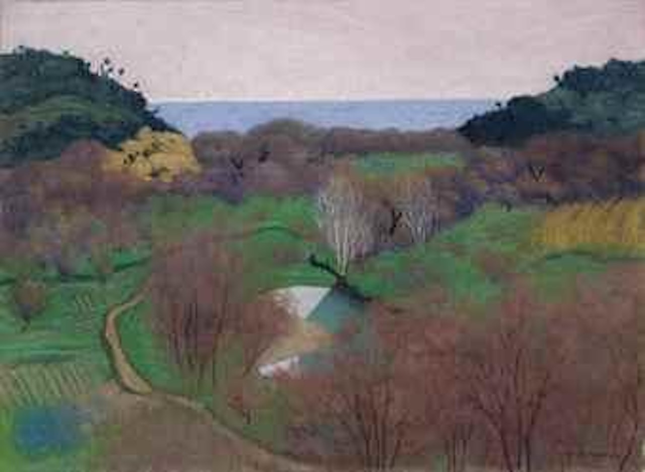 Paysage à Villeneuve-Loubet by Félix Vallotton