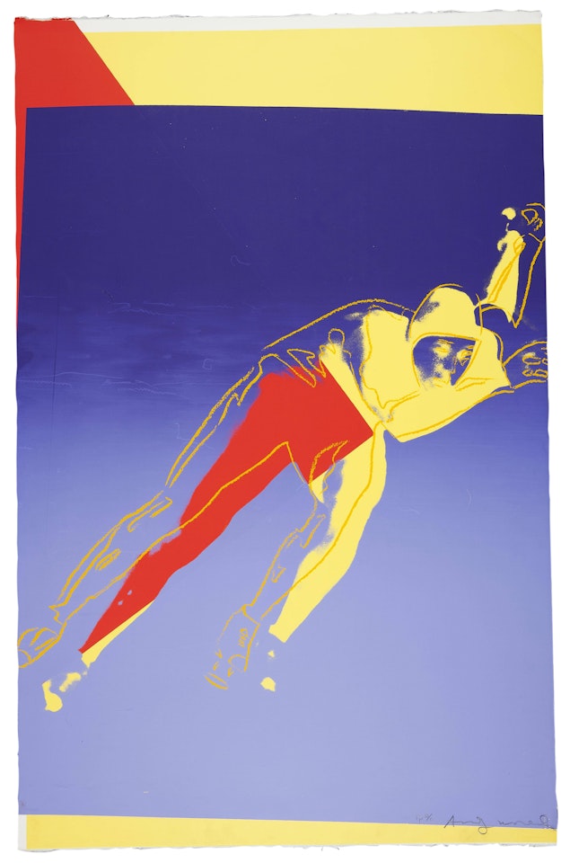 Speed Skater (See F. & S. Iib.303) by Andy Warhol