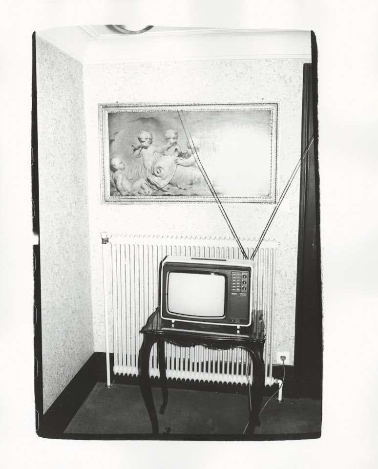 Television And Painting by Andy Warhol