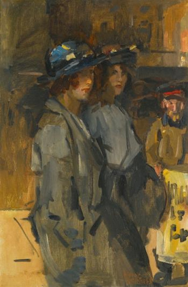 Two Cockney girls by Isaac Israels