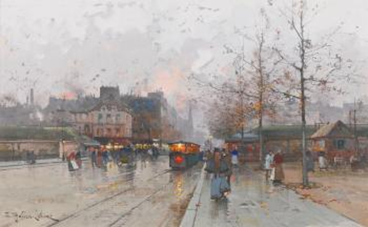 Porte de chatillon by Eugene Galien-Laloue