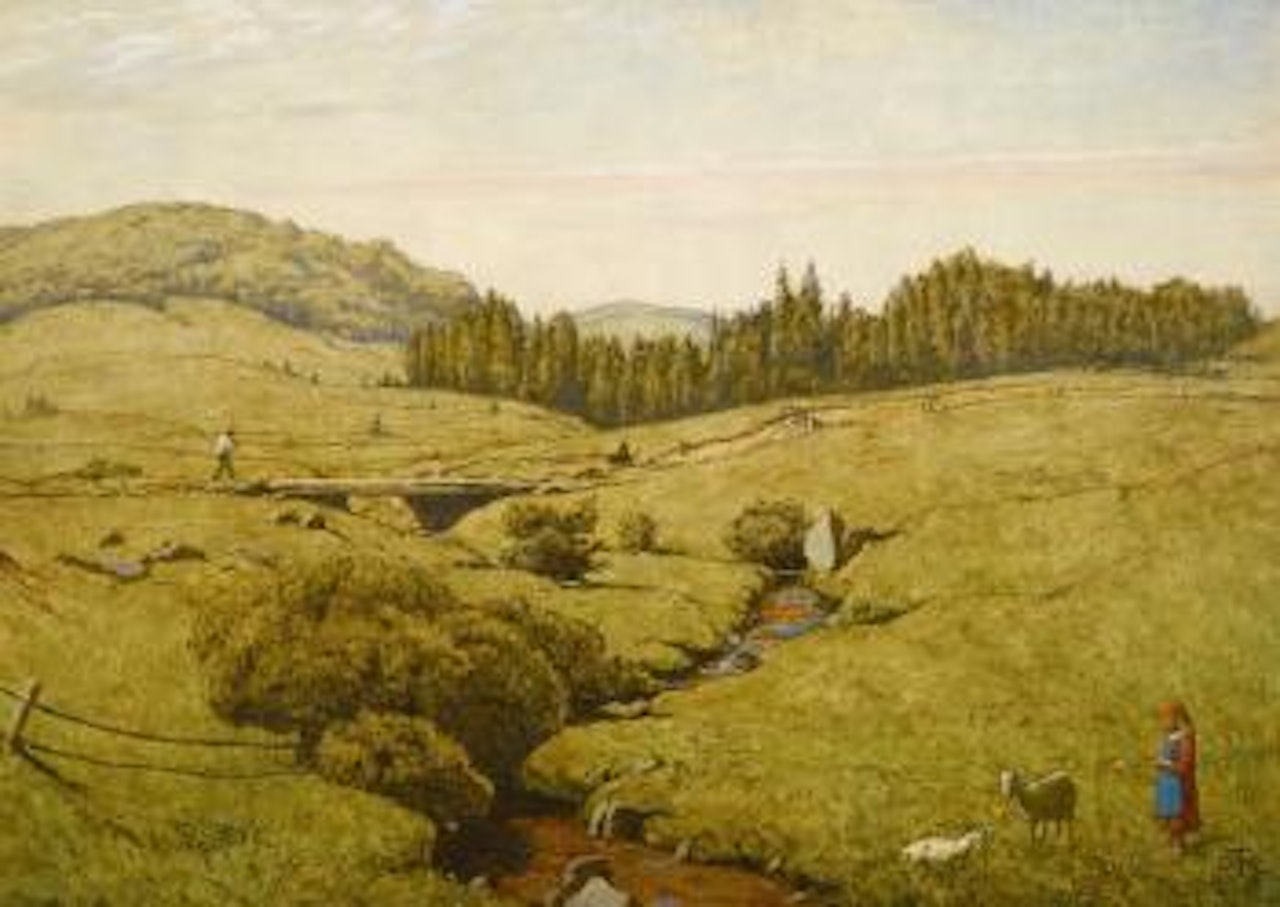 Black forest landscape by Hans Thoma