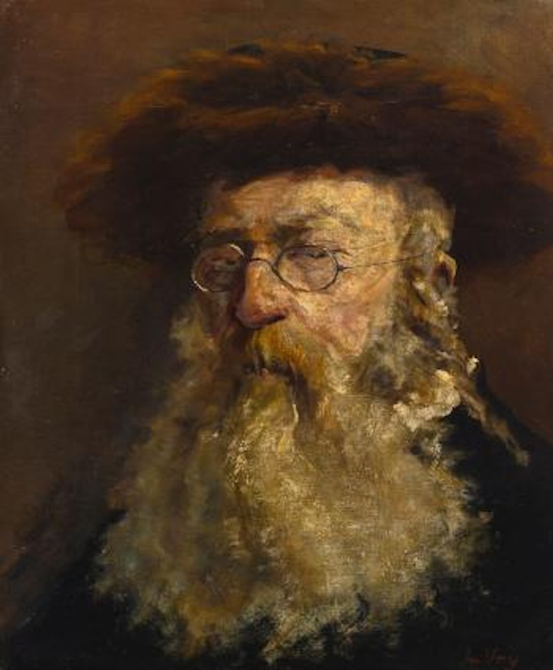 Portrait of A Rabbi by Lesser Ury