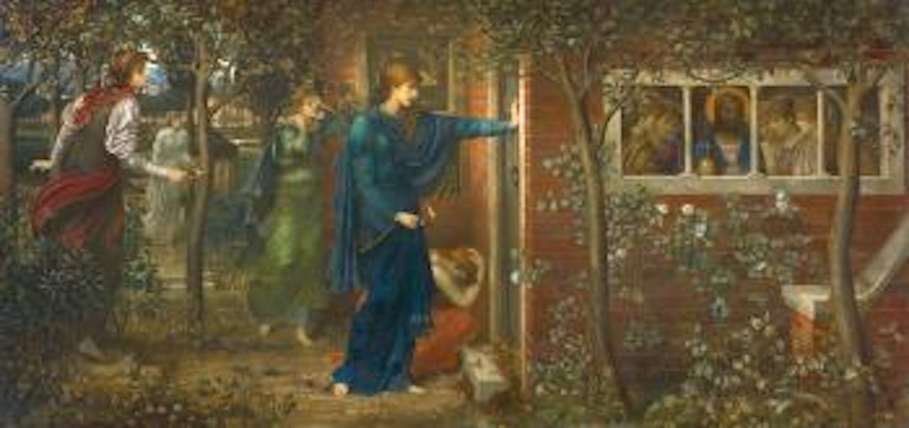 The ten virgins by John Melhuish Strudwick