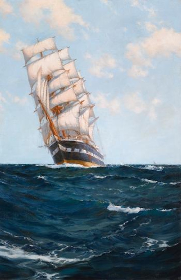 A Southerly Wind - Waimate by Montague Dawson