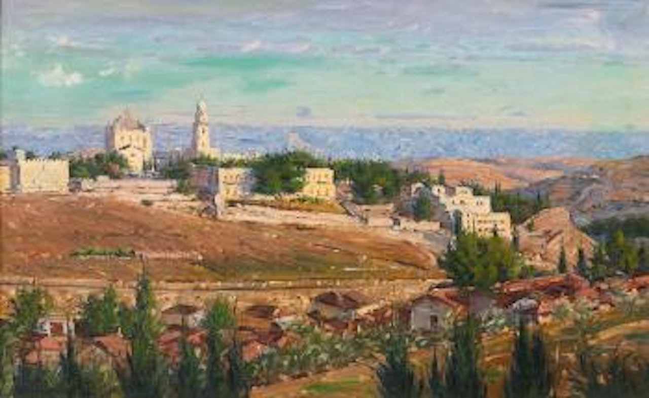 View of Jerusalem by Ludwig Blum