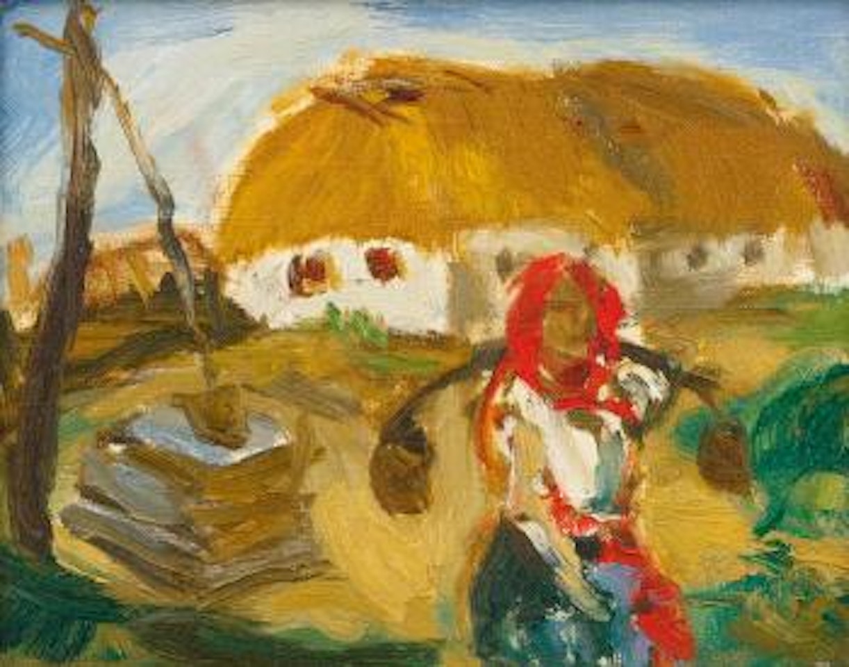 Woman with Water Jugs by Emmanuel Mané-Katz