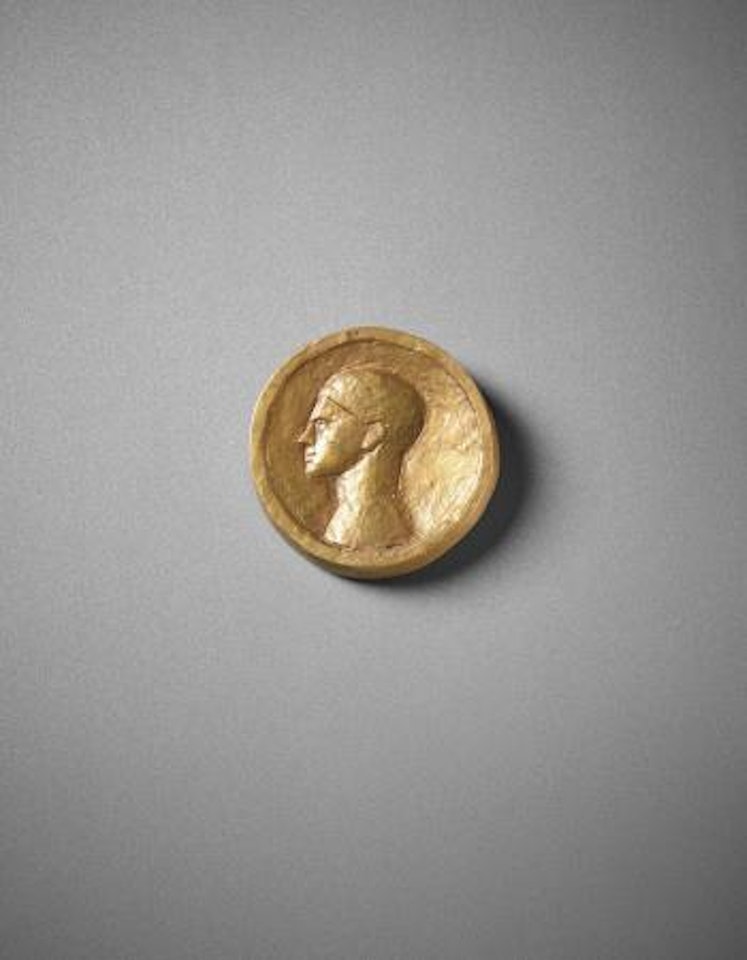 Portrait Medallion (Man in Profile) by Alberto Giacometti