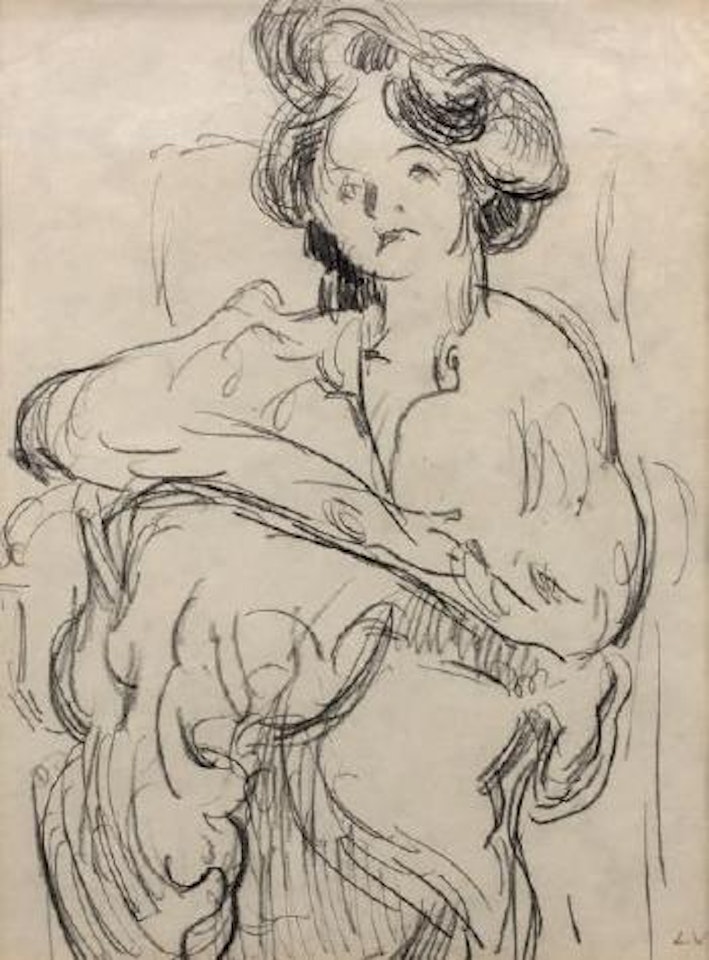 Femme assise by Louis Valtat