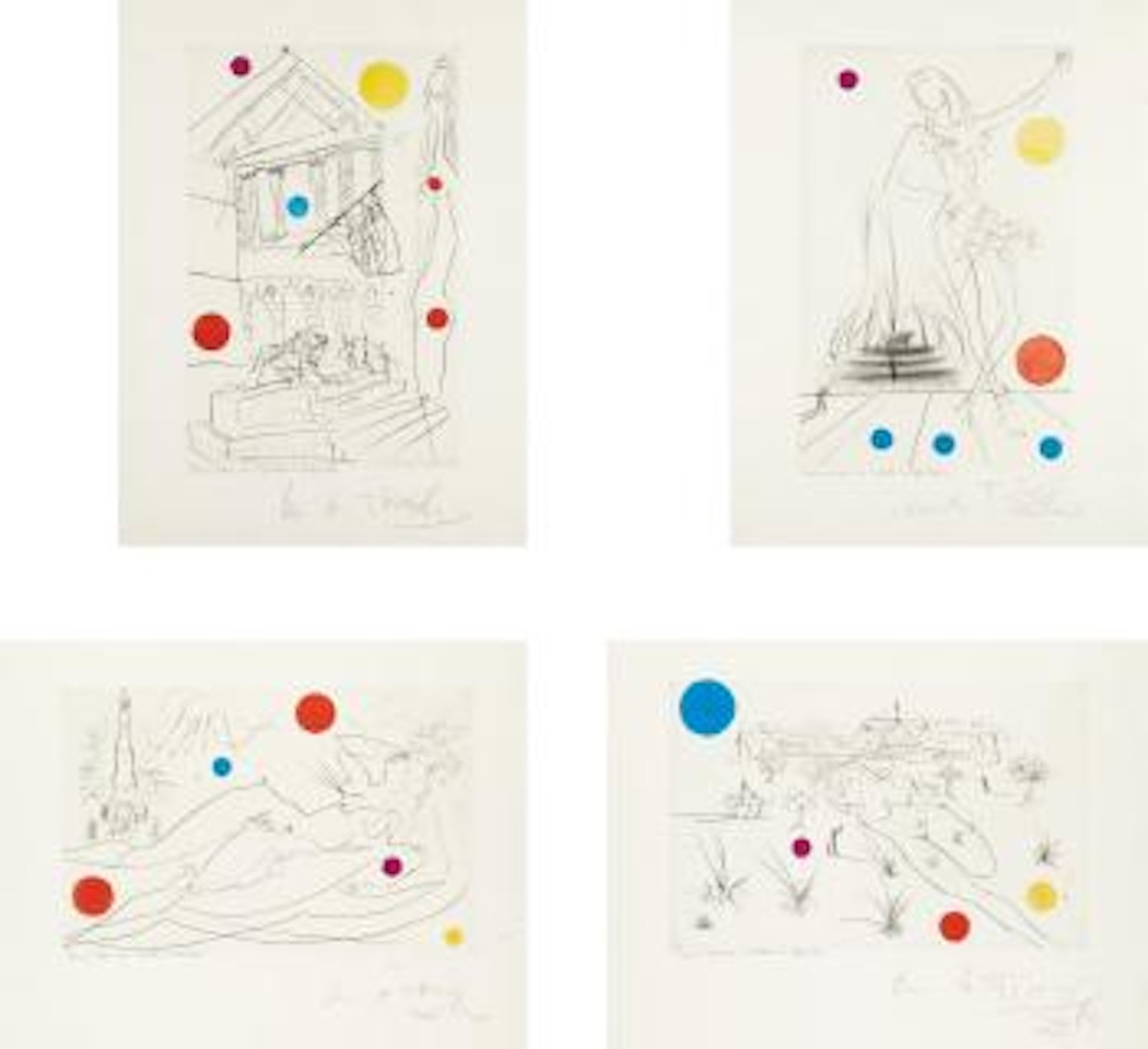 Visions of Chicago Suite by Salvador Dali