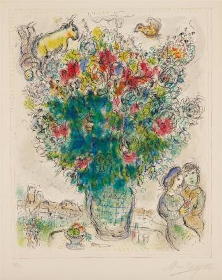 Bouquet multicolore (Multicolored Bouquet) by Marc Chagall